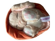 NICI Kuscheltier Hase im Karottenanzug 14cm Plüschtier Stofftier