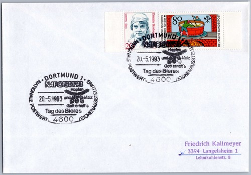 Sonderstempel dortmund 1993 - sonderstempel,