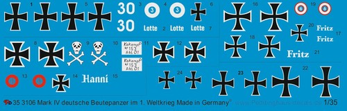 Peddinghaus decals 3106 - 1/35,