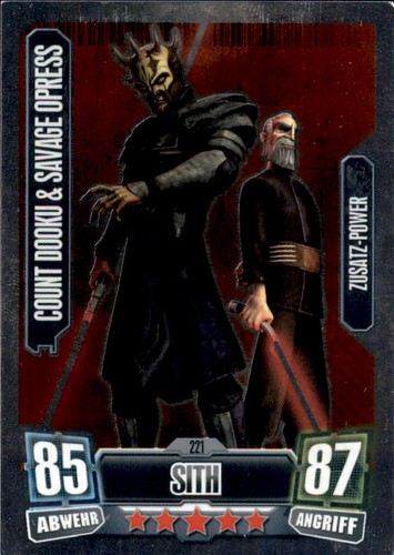 Force attax serie 221 - force,