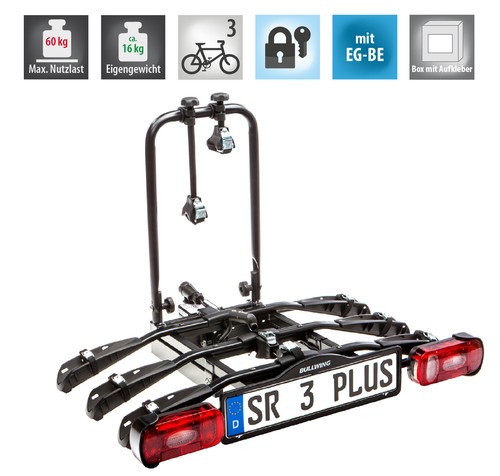 Bullwing sr3 fahrradträger - sr3+,
