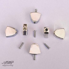 6 Metallknöpfe Tulpen Für