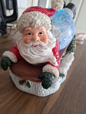 Weihnachtsmann schneekugel mit - weihnachtsmann,