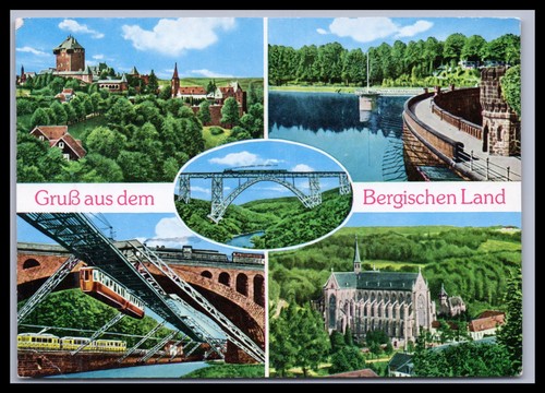 Ansichtskarte bergisches land - ansichtskarte,