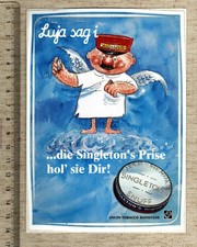 Aufkleber/Sticker Singleton´s Snuff Schnupftabak Tabak