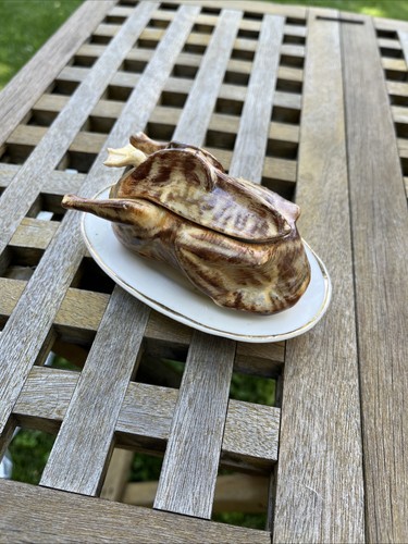 Porzellan sauciere ente - sauciere, vogel