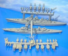 Schiffsmodell Konvolut 1:1250...Wiking...Prinz Eugen u. Tirpitz, Geschütze