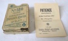 altes Stralsunder Kartenspiel Nr.180 Patience Karten von 1940