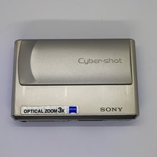 Digital Kamera Sony Cybershot DSC-T1  in silber 5,0 MP Carl Zeiss ✅Top Zustand