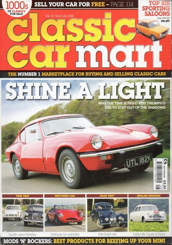 Classic car mart june 2008 - mart,