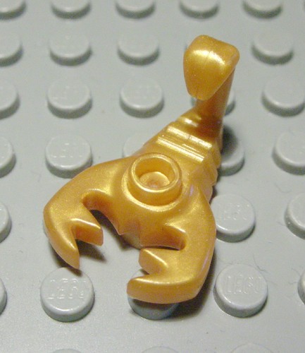 Lego figur tier skorpion gold - skorpion,