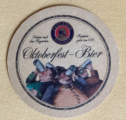 Bierdeckel paulaner - paulaner,