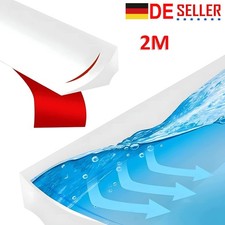 Duschtürdichtung Bad Wasserbarriere Dusch Silikonstreifen Wassersperre Für Bad
