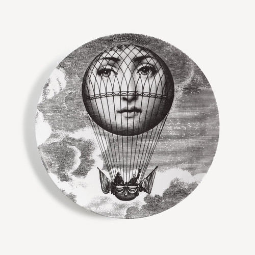 Fornasetti wandteller tema - wandteller,