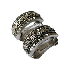 Vintage Ohrclips Halbcreolen