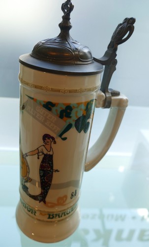 Bierkrug jugendstilmotiv - bierkrug,,