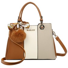 Dreifarbige Damen Tragetasche