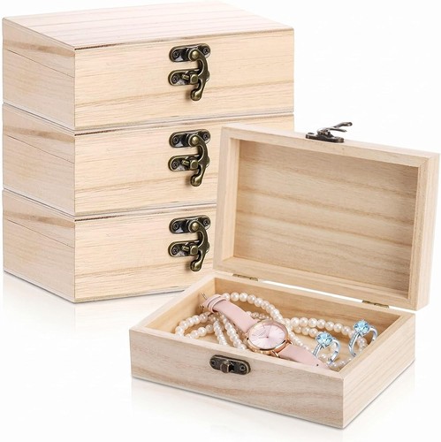 Stück holzkiste mit deckel - 4,