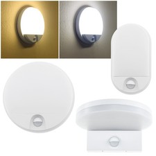 LED Wand-Lampe mit PIR Bewegungsmelder 230V 10/15W IP54/IP65 Innen Außen-Bereich