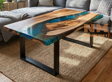 Live edge couchtisch natur - live,