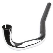 Tuning Auspuff-Krümmer links 28mm für Hercules Prima 5S, 5SL, 5SX Steckanschluss