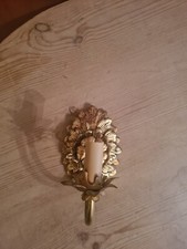 Wandlampe eine Flamme Leuchte Barock Stil Holz Metall zerlegbar