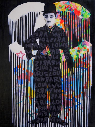 Hommage charlie chaplin xxl - chaplin,