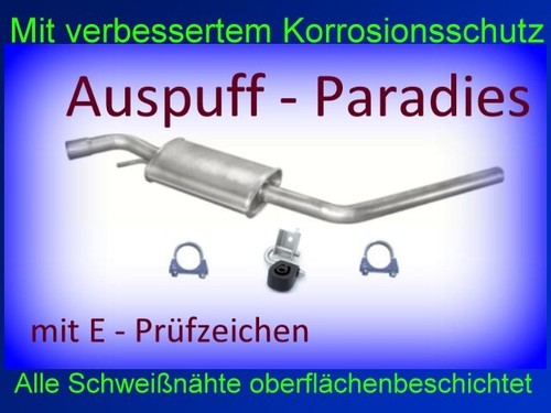 Mittelschalldämpfer auspuff - mittelschalldämpfer,