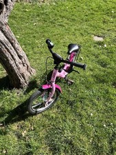Rosa Pink PUKY Alu Mädchenfahrrad 16 Zoll mit Ständer und Gepäckträger 