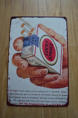 Lucky strike blechschild - blechschild,