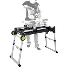 Untergestell Arbeitstisch Maschinentisch Kappsäge Gehrungssäge Rollbrett Tritt