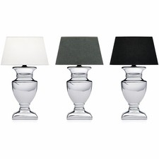 Tischlampe Stoffschirm E27