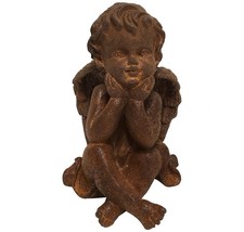 Engelfigur Putte Gusseisen