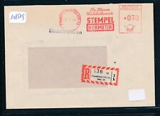 108509) Reco-Brief 1958, RZ Frankfurt(Main) Süd 10 "st", AFS Kühlschrank....