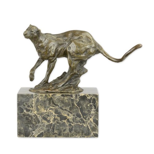 Bronzefigur puma bronze - bronzefigur, a