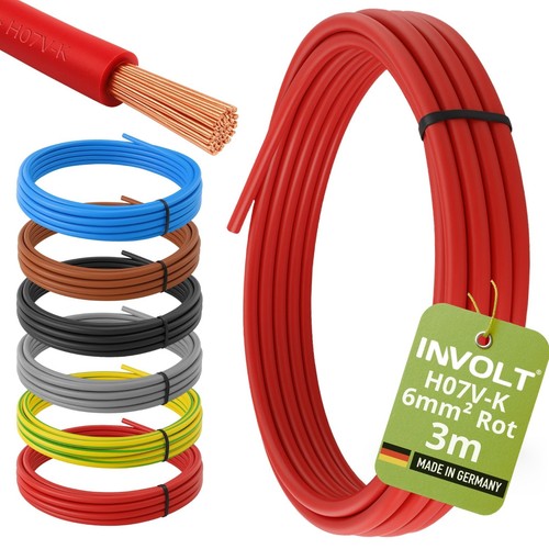 Involt h07v 6mm - 6mm², rot