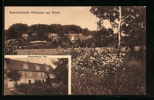 Ansichtskarte hübender bei - ansichtskarte,
