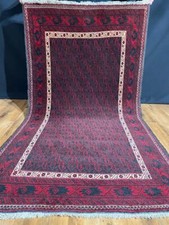 Feiner Handgeknüpfter Perser Orientteppich Belutsch Art Deco Tapis Rug 182x103cm