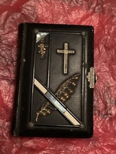 Antik Gebetbuch Pilgerstab