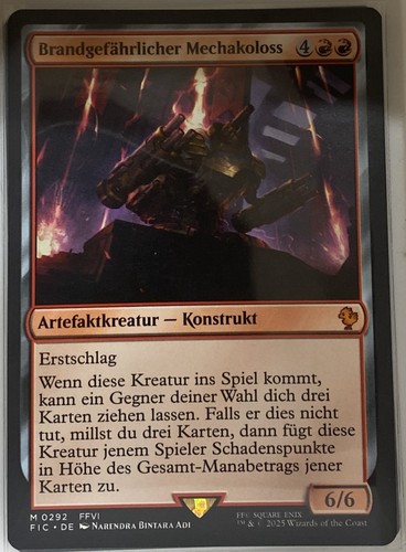 Brandgefährlicher mechakoloss - brandgefährlicher,