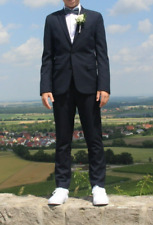 Konfirmationsanzug dunkelblau Größe 44/46 slimfit
