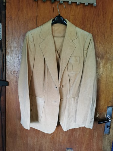 Vintage anzug 3tlg feincord - vintage, 3tlg.