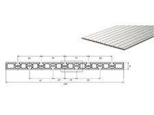 BZT 15mm Nutentisch Hohlkammerplatte Aufspannprofil Montageprofil Alu Fräse CNC