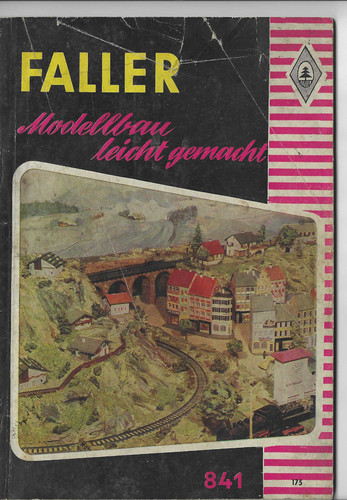 Faller broschüre modellbau - broschüre, "modellbau
