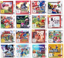 NINTENDO 3DS SPIELE - MARIO KART 7 / PARTY / LUIGI`S MANSION / ZELDA / POKEMON