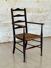 Antiker Sessel mit Leiterlehne