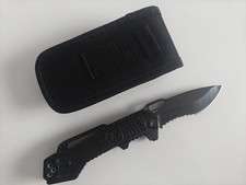 Taschenmesser schwarz  Automat