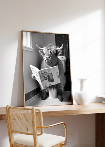 Lustiges kuh poster die - die,