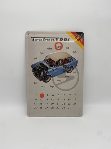 Blechschild trabant 601 trabi - trabant,