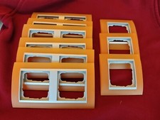 Gira Event Orang 1-2 Fach Rahmen mit Alu Zwischen Innen Rahmen System 55 Esprit